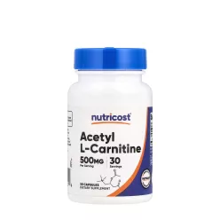 Nutricost Acetyl L-Carnitine 500 mg 30 Kapszula
