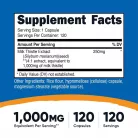 Nutricost Milk Thistle 1000 mg - Máriatövis 120 Kapszula