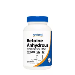 Nutricost Betaine Anhydrous (TMG) Capsules 120 Kapszula