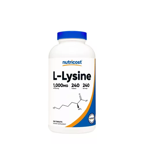 Nutricost L-Lysine Tablets 240 Tabletta