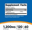 Nutricost Red Yeast Rice Capsules 1200 mg - Vörös Rizs Élesztő Kapszula 120 Kapszula