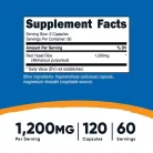 Nutricost Red Yeast Rice Capsules 1200 mg - Vörös Rizs Élesztő Kapszula 120 Kapszula