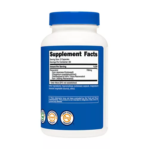 Nutricost Resveratrol Capsules 120 Kapszula