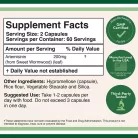 Double Wood Supplements Artemisinin 120 Kapszula