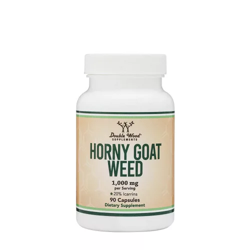 Double Wood Supplements Horny Goat Weed - Püspöksüveg 90 Kapszula
