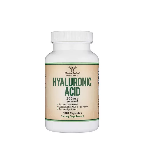 Double Wood Supplements Hyaluronic Acid - Hialuronsav 180 Kapszula