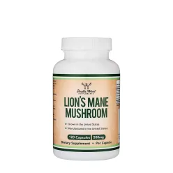  Double Wood Supplements Lion's Mane Mushroom - Közönséges Süngomba 120 Kapszula