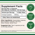 Double Wood Supplements N-Acetyl Cysteine (NAC) 210 kapszula