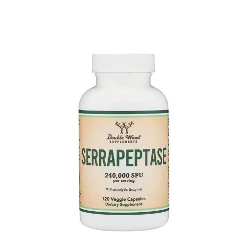 Double Wood Supplements Serrapeptase 120 Kapszula