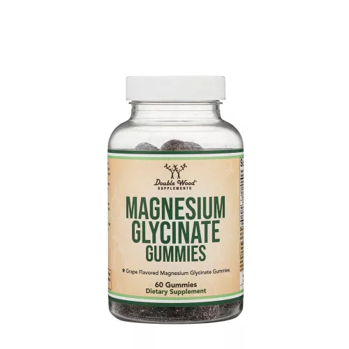 Double Wood Supplements Magnézium-Glicinát Gumivitamin 60 Gumicukor