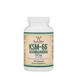   Double Wood Supplements KSM-66 Ashwaganda 600 mg 120 Kapszula