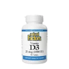 Natural Factors Vitamin D3 25 mcg (1,000 IU) 90 Tabletta