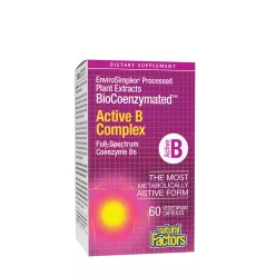 Natural Factors Biokoenzimált aktív B komplex 60 Kapszula