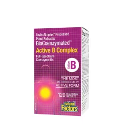 Natural Factors Biokoenzimált aktív B komplex 120 Kapszula