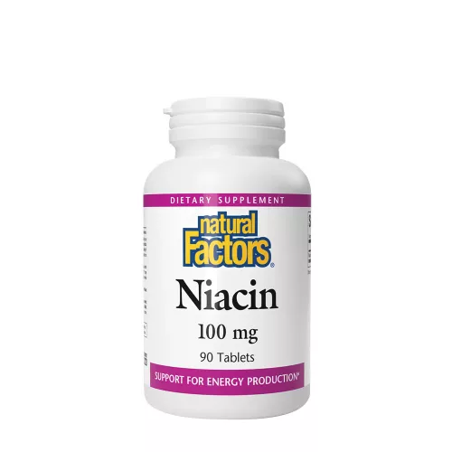 Natural Factors Niacin 100 mg 90 Tabletta