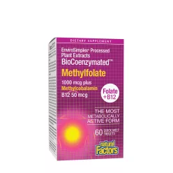 Natural Factors BioCoenzymated™ Methylfolate 60 Tabletta