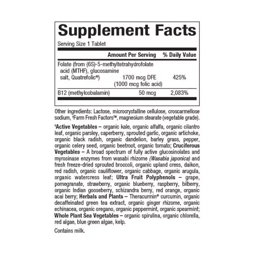 Natural Factors BioCoenzymated™ Methylfolate 60 Tabletta