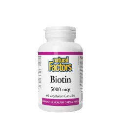 Natural Factors Biotin 5000 mcg 60 Veggie Kapszula