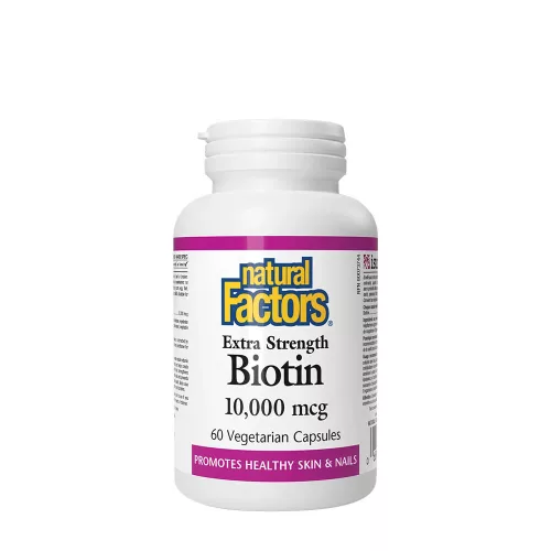 Natural Factors Biotin Extra Strength 10,000 mcg 60 Kapszula