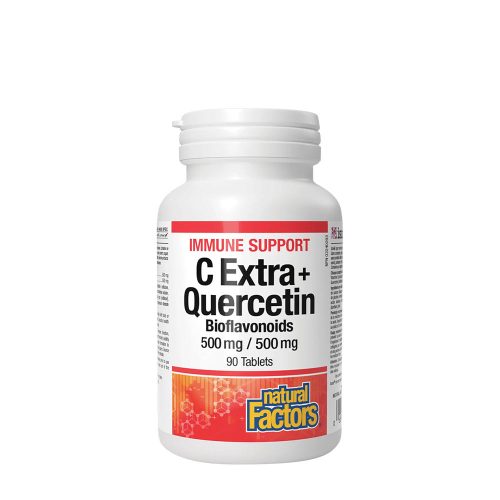 Natural Factors C Extra + Kvercetin Bioflavonoidok 500 mg / 500 mg 90 Tabletta