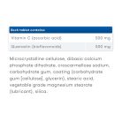 Natural Factors C Extra + Kvercetin Bioflavonoidok 500 mg / 500 mg 90 Tabletta