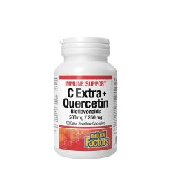   Natural Factors C Extra + Quercetin Bioflavonoids 500 mg/250 mg 90 Kapszula