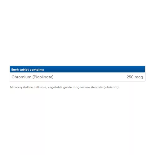 Natural Factors Chromium Picolinate 250 mcg 90 Tabletta