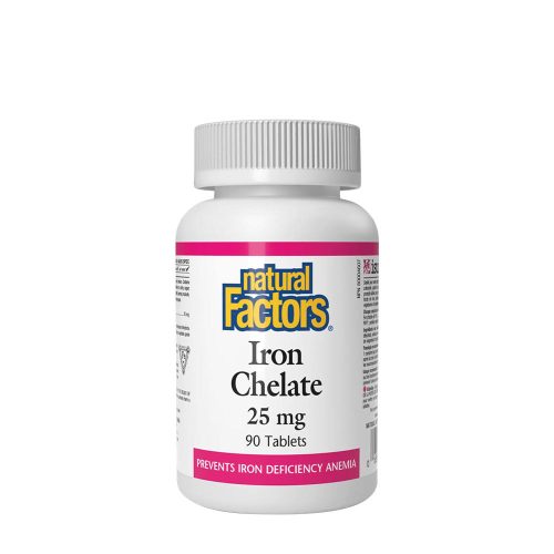 Natural Factors Vas Kelát 25 mg 90 Tabletta
