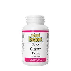 Natural Factors Zinc Citrate 15 mg 90 Tabletta