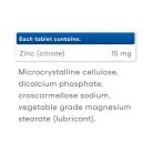 Natural Factors Zinc Citrate 15 mg 90 Tabletta