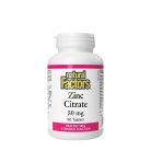 Natural Factors Zinc Citrate 50 mg 90 Tabletta