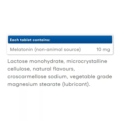 Natural Factors Melatonin 10 mg 90 Tabletta