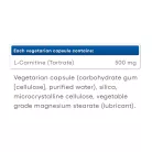 Natural Factors L-Carnitine 500 mg 60 Kapszula