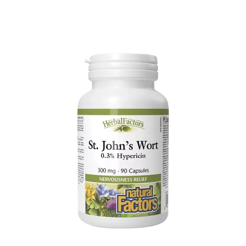 Natural Factors St. John's Wort - Közönséges Orbáncfű 300 mg 90 Kapszula