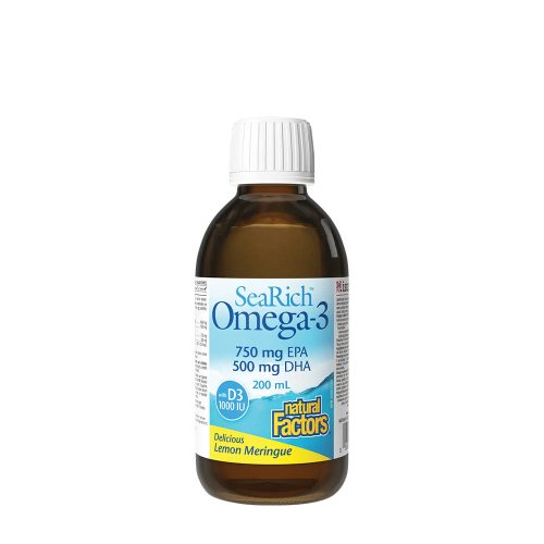 Natural Factors Omega-3 with D3 750 mg EPA/500 mg DHA 200 ml