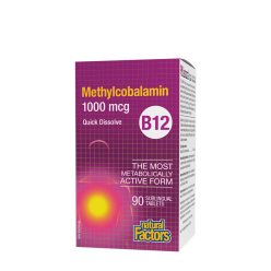Natural Factors B12 Methylcobalamin 1,000 mcg 90 Tabletta