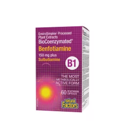   Natural Factors BioCoenzymated Benfotiamine • B1 plus Sulbutiamine 60 Kapszula