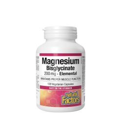   Natural Factors Magnesium Bisglycinate Pure 200 mg 120 Kapszula