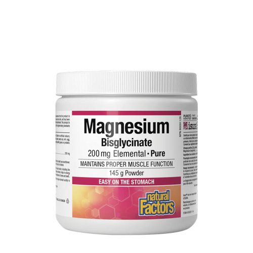 Natural Factors Magnesium Bisglycinate Pure 200 mg 145 g