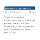 Natural Factors Cink Biszglicinát 25 mg 120 Kapszula