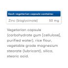 Natural Factors Cink Biszglicinát 50 mg 120 Kapszula