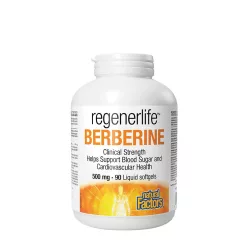   Natural Factors Berberine LipoMicel Matrix - 500 mg Berberine 90 Lágykapszula