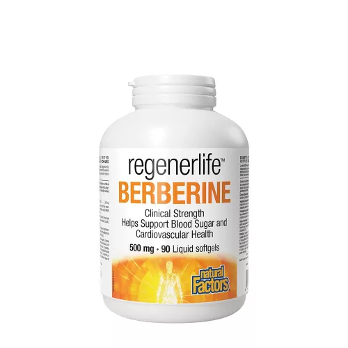 Natural Factors Berberine LipoMicel Matrix - 500 mg Berberine 90 Lágykapszula