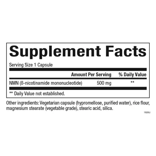 Natural Factors regenerLife NMNSurge NAD+ Boost 500 mg 30 Kapszula