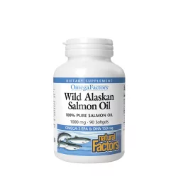 Natural Factors Wild Alaskan Salmon Oil 90 Kapszula