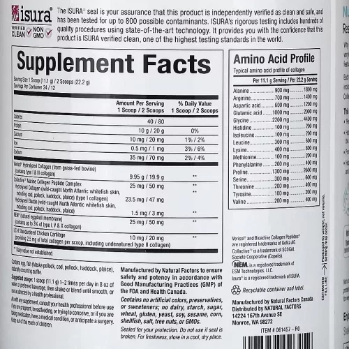 Natural Factors Total Body Multi Collagen 267 g