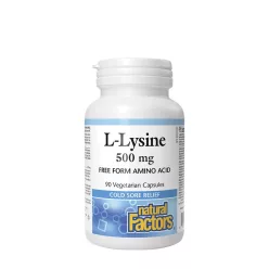 Natural Factors L-Lysine Amino Acid 500 mg 90 Kapszula