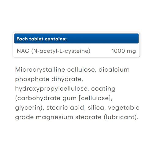 Natural Factors N-Acetyl-L-Cysteine (NAC) 1000 mg 90 Tabletta