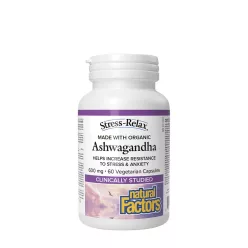 Natural Factors Ashwagandha 600 mg, Stress-Relax 60 Kapszula