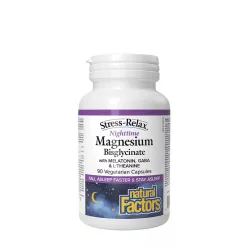   Natural Factors Stress-Relax Nighttime Magnesium Bisglycinate 90 Kapszula